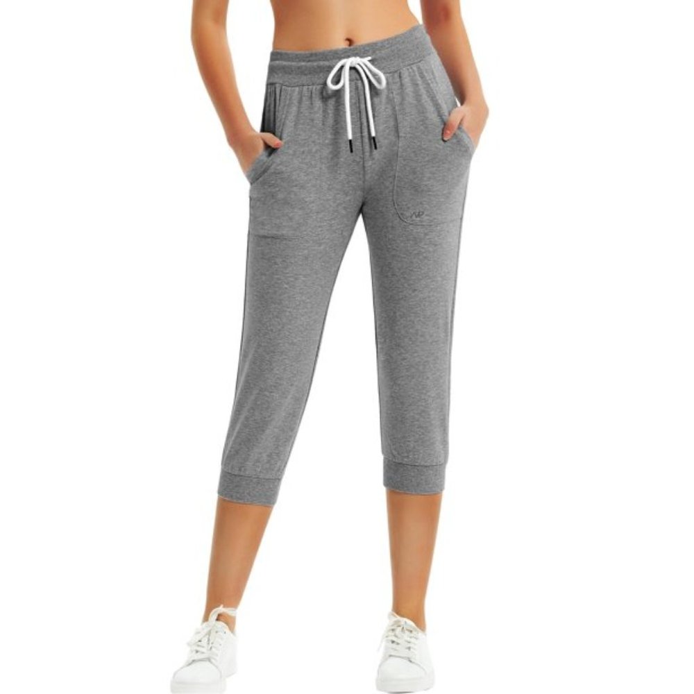 NWT Special Magic Capri Lightweight Jogger/Cargo Pants dark drey